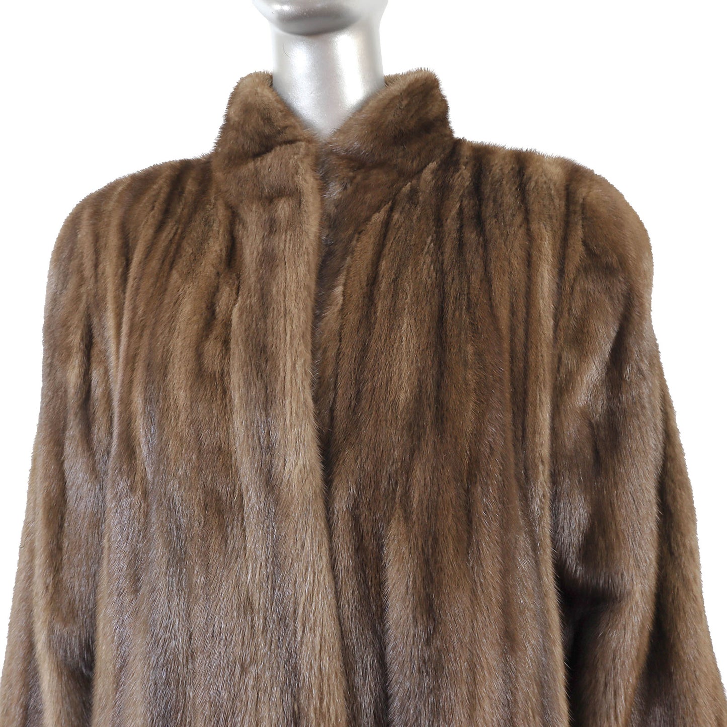 Brown Mink Coat- Size XXL