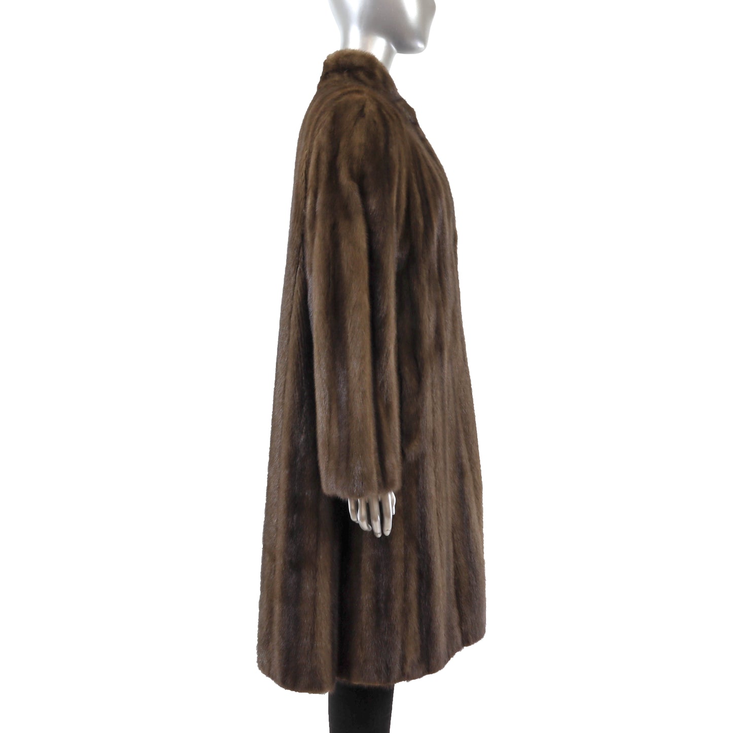 Brown Mink Coat- Size XXL