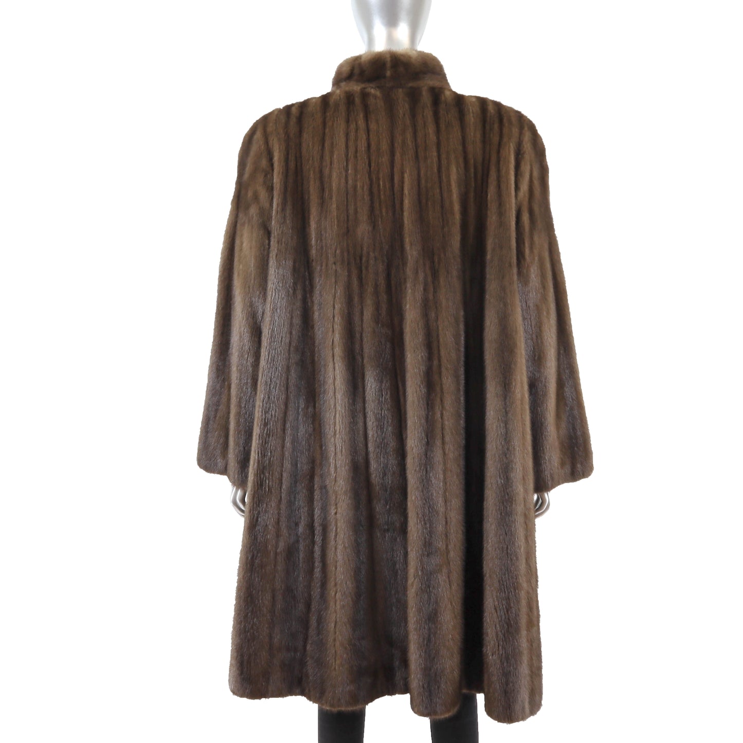 Brown Mink Coat- Size XXL