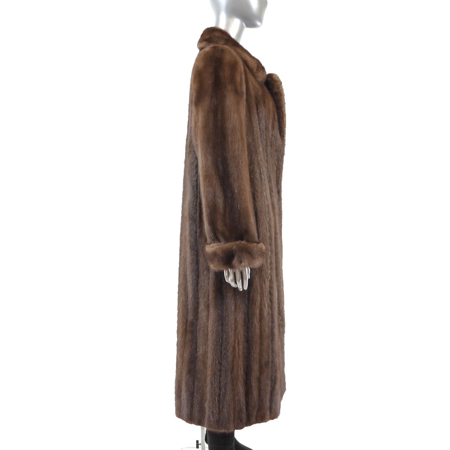 Brown Mink Coat- Size M