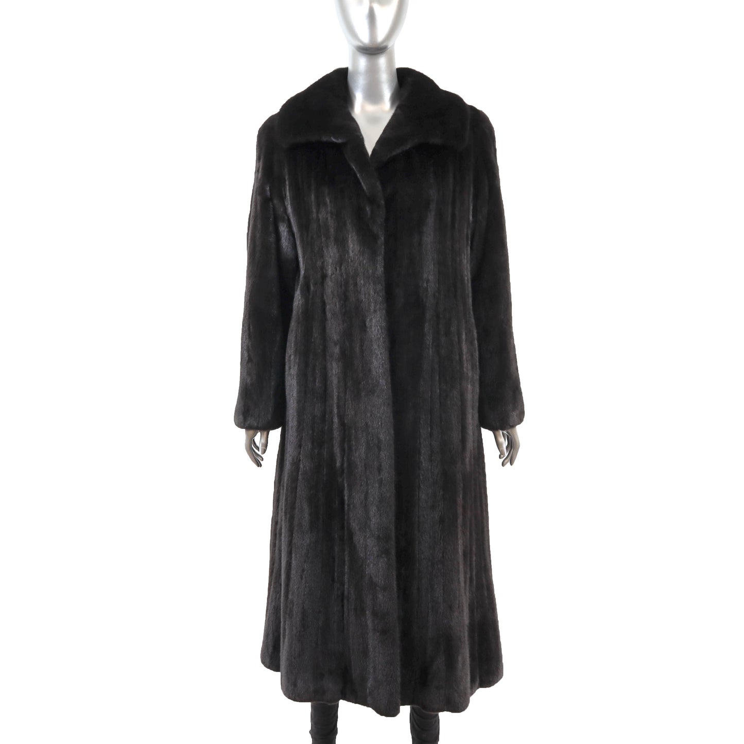 Blackglama Black Mink Coat- Size M