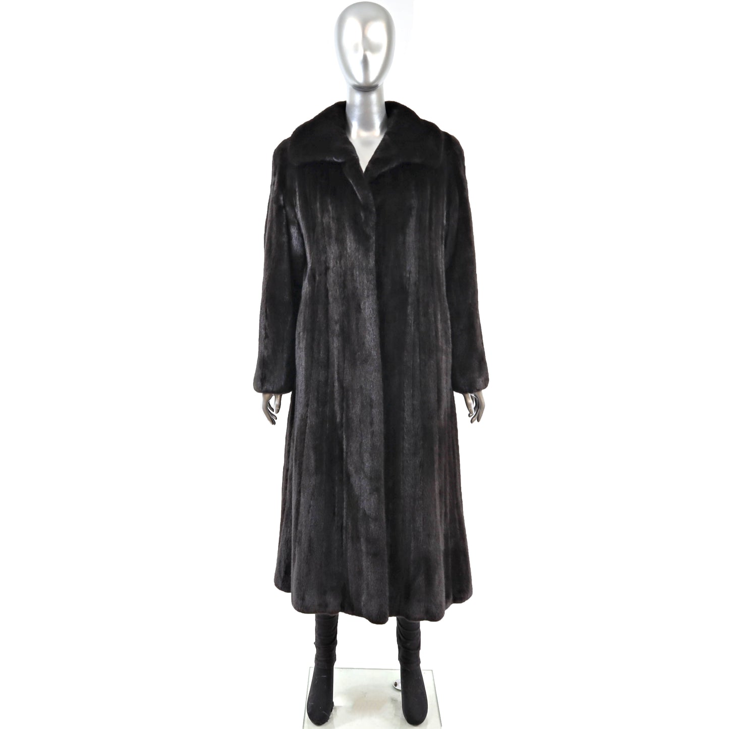 Blackglama Black Mink Coat- Size M