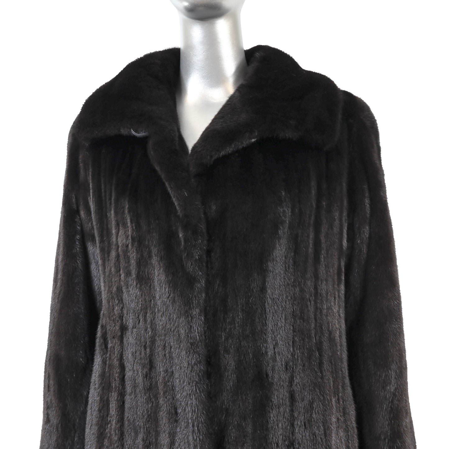 Blackglama Black Mink Coat- Size M