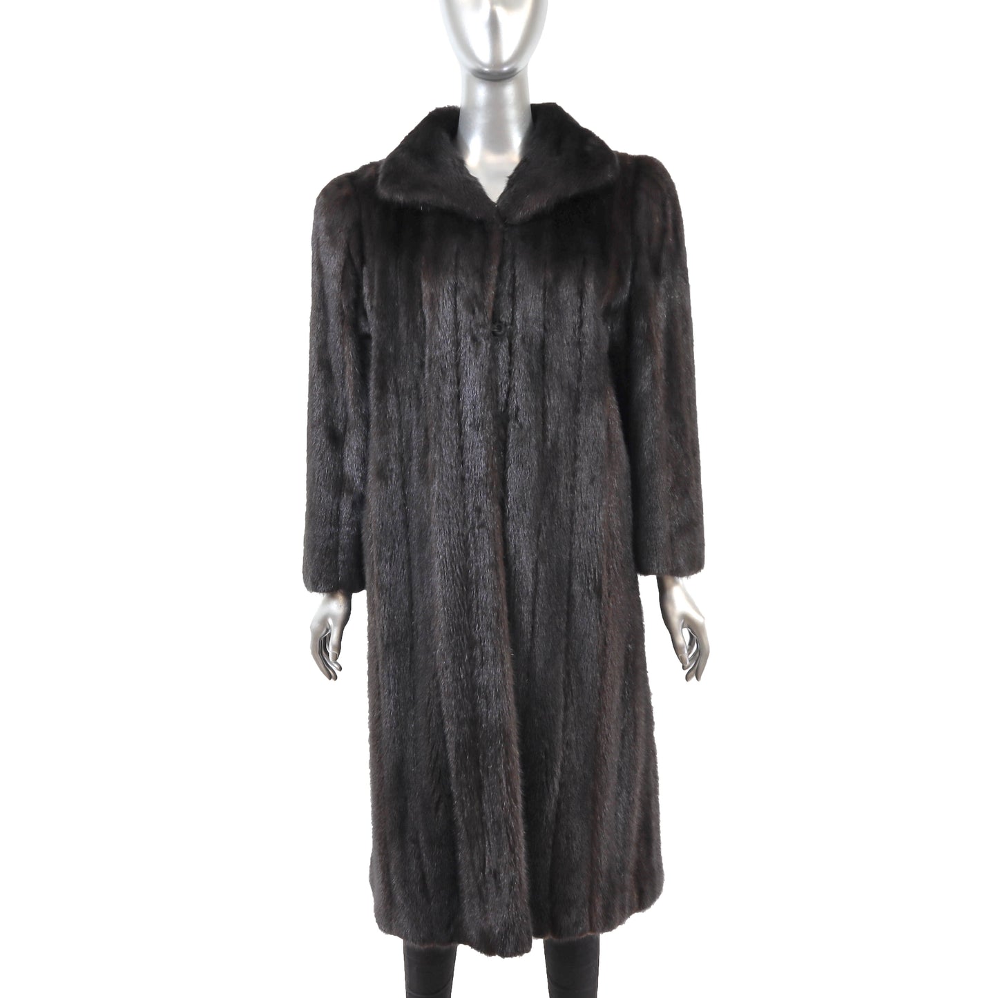 Dark Brown Mink Coat- Size M