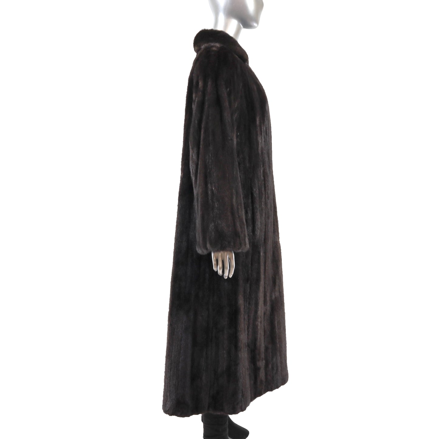 Black Mink Coat- Size XXL-XXXL