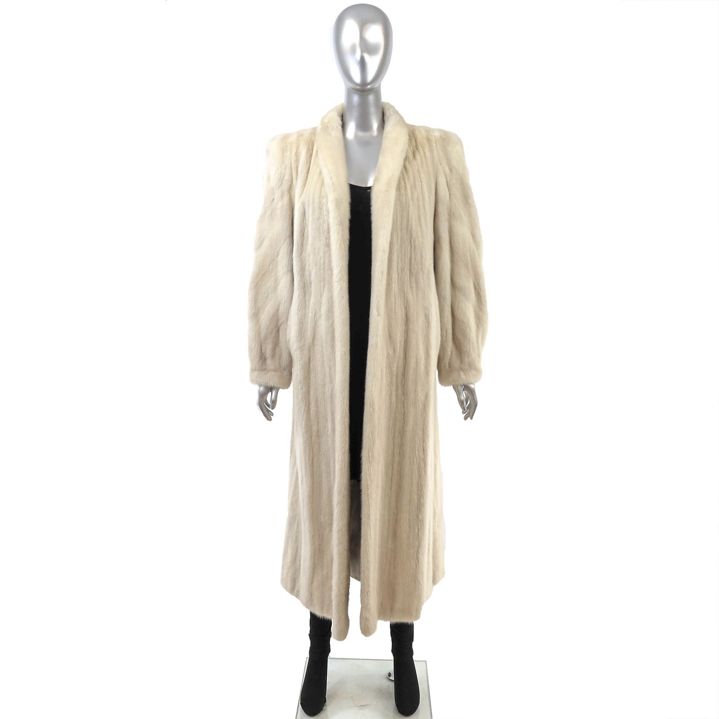 Beige Mink Coat- Size XL