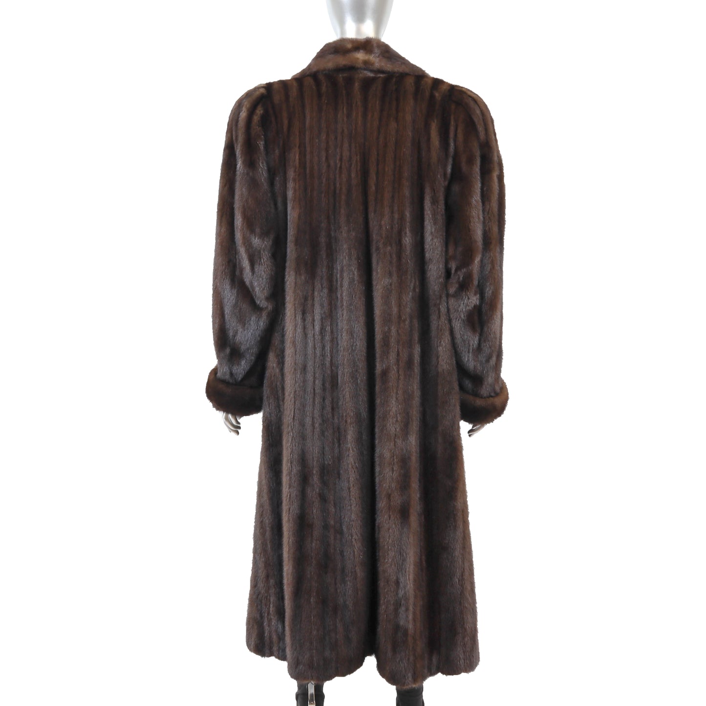 Brown Mink Coat- Size XL