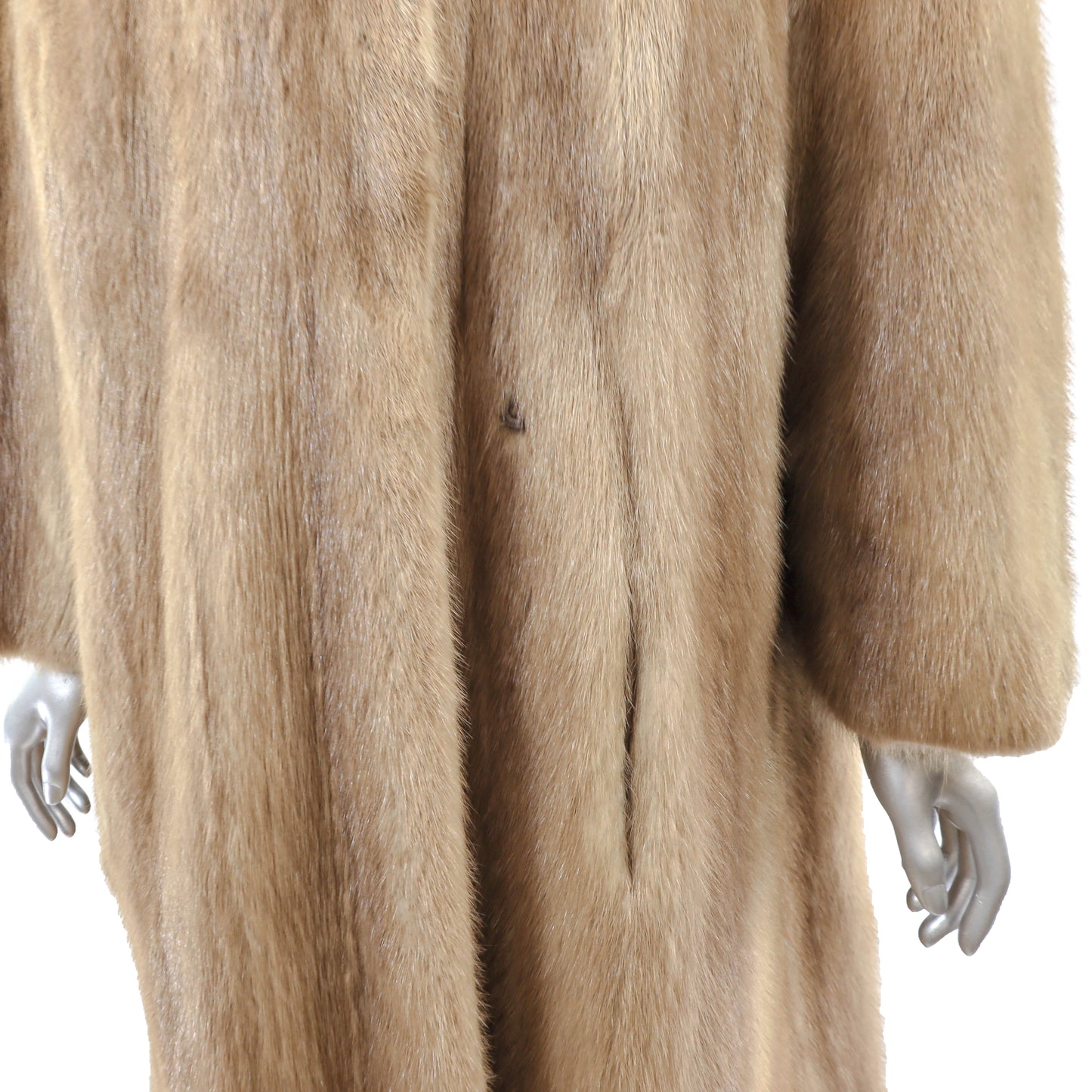 Light Brown Mink Coat- Size XXL