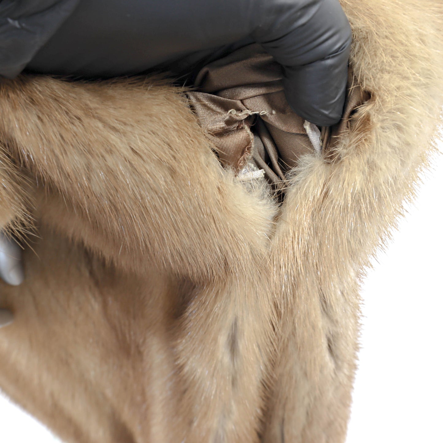 Light Brown Mink Coat- Size XXL