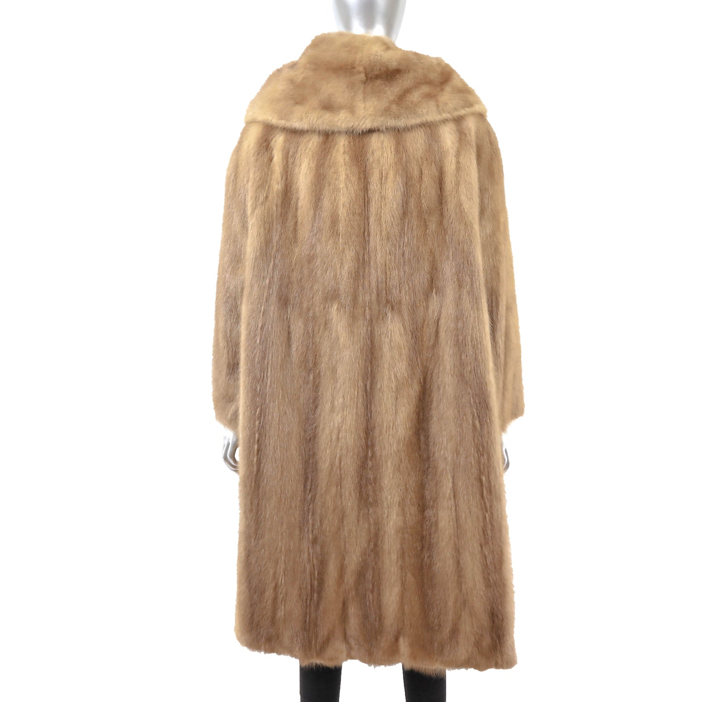 Light Brown Mink Coat- Size XXL