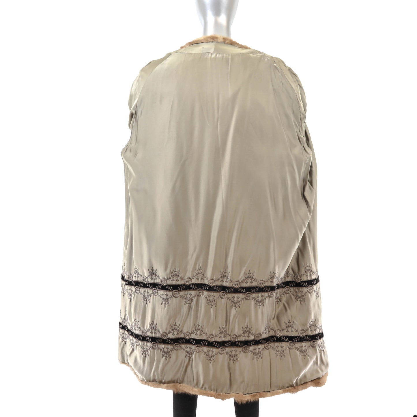 Light Brown Mink Coat- Size XXL