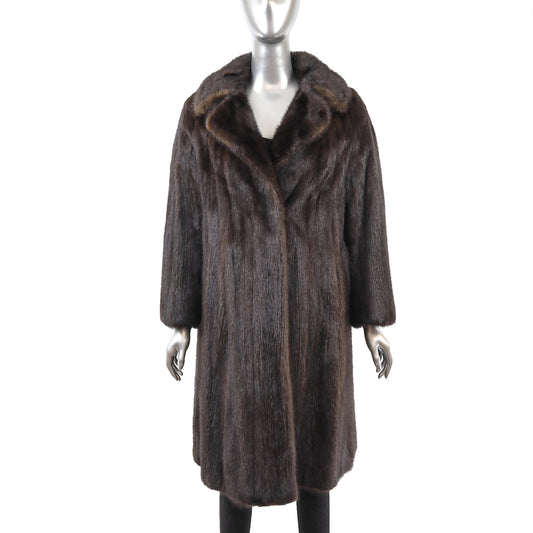 Christian Dior Brown Mink Coat- Size S