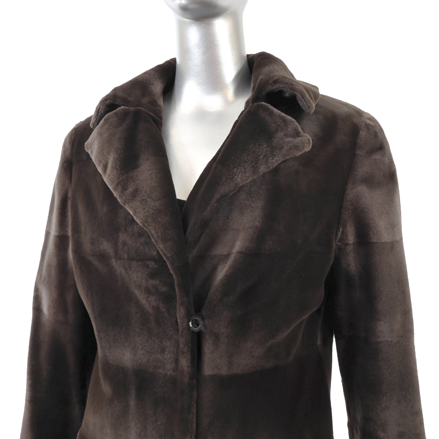 Dennis Basso Sheared Reversible Mink 3/4 Coat- Size M