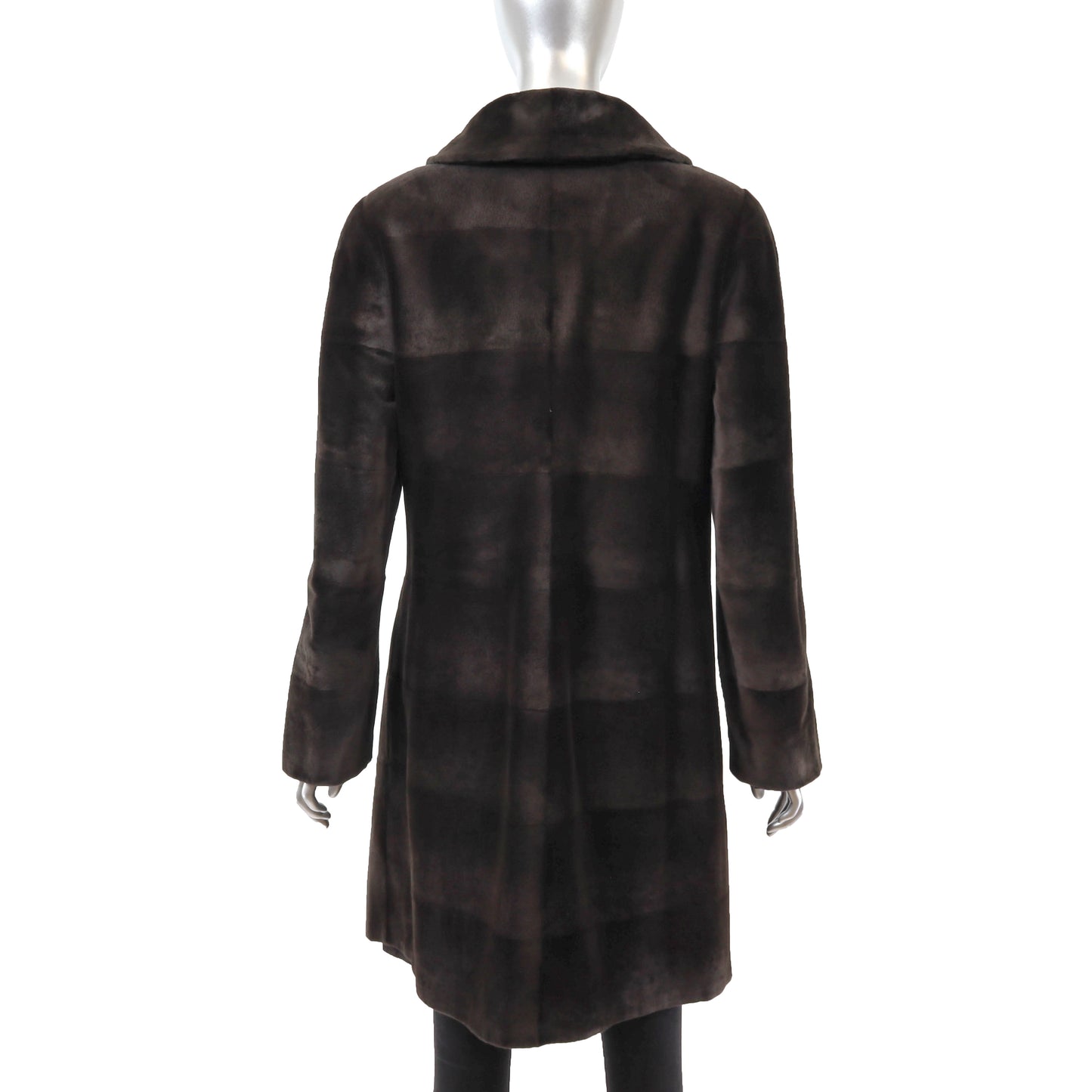 Dennis Basso Sheared Reversible Mink 3/4 Coat- Size M