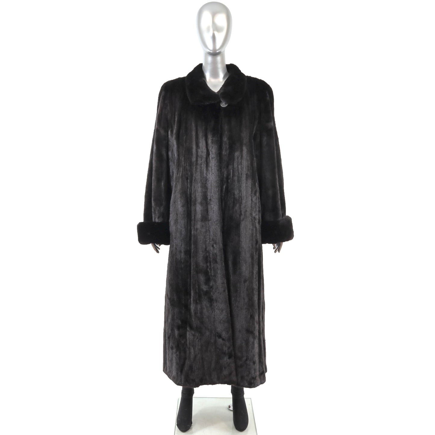Blackglama Black Mink Coat- Size XL