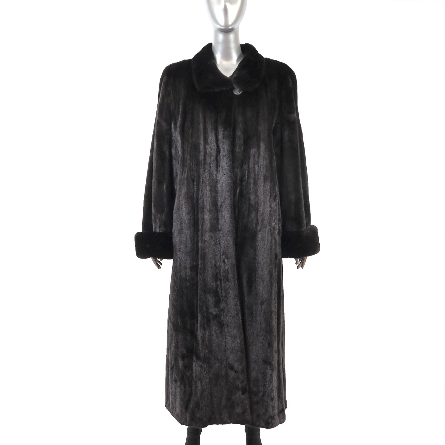 Blackglama Black Mink Coat- Size XL