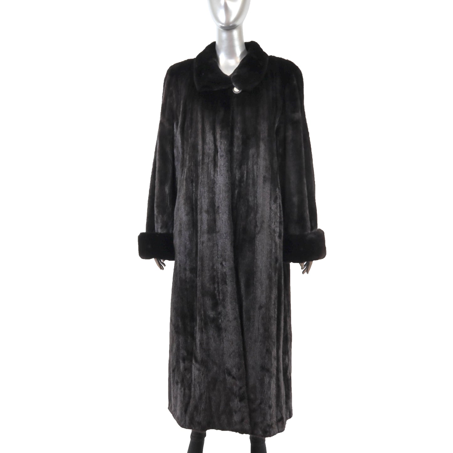 Blackglama Black Mink Coat- Size XL