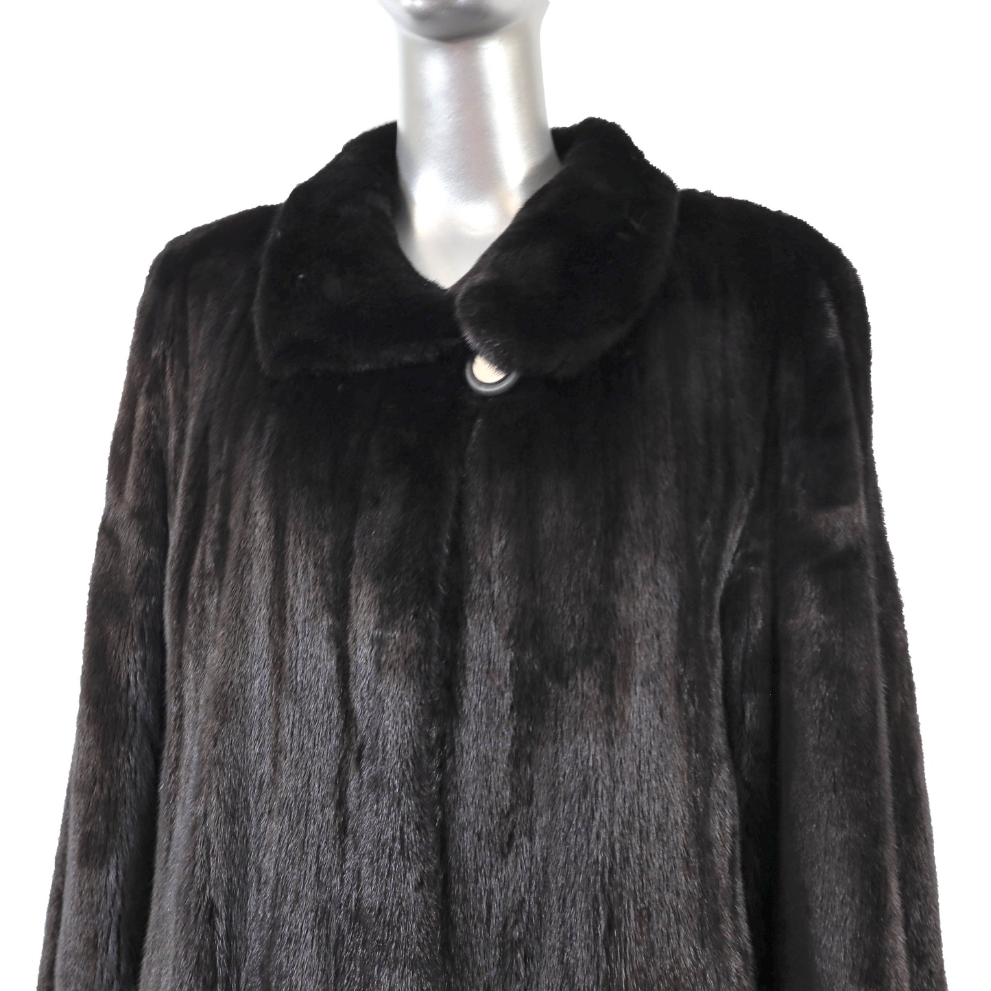 Blackglama Black Mink Coat- Size XL