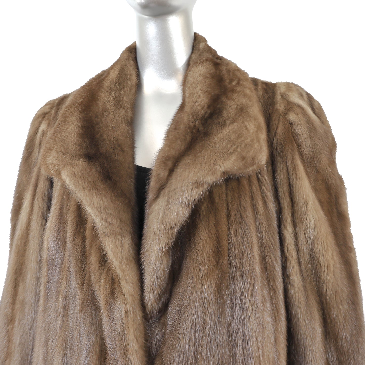 Brown Mink Coat- Size M