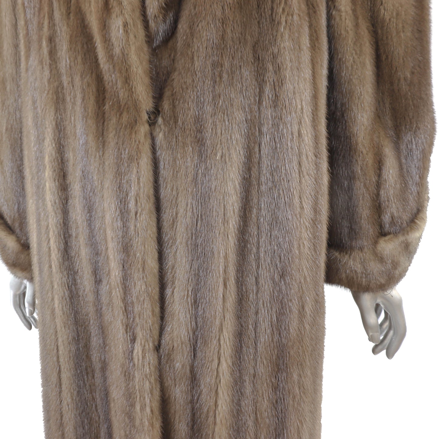 Brown Mink Coat- Size M