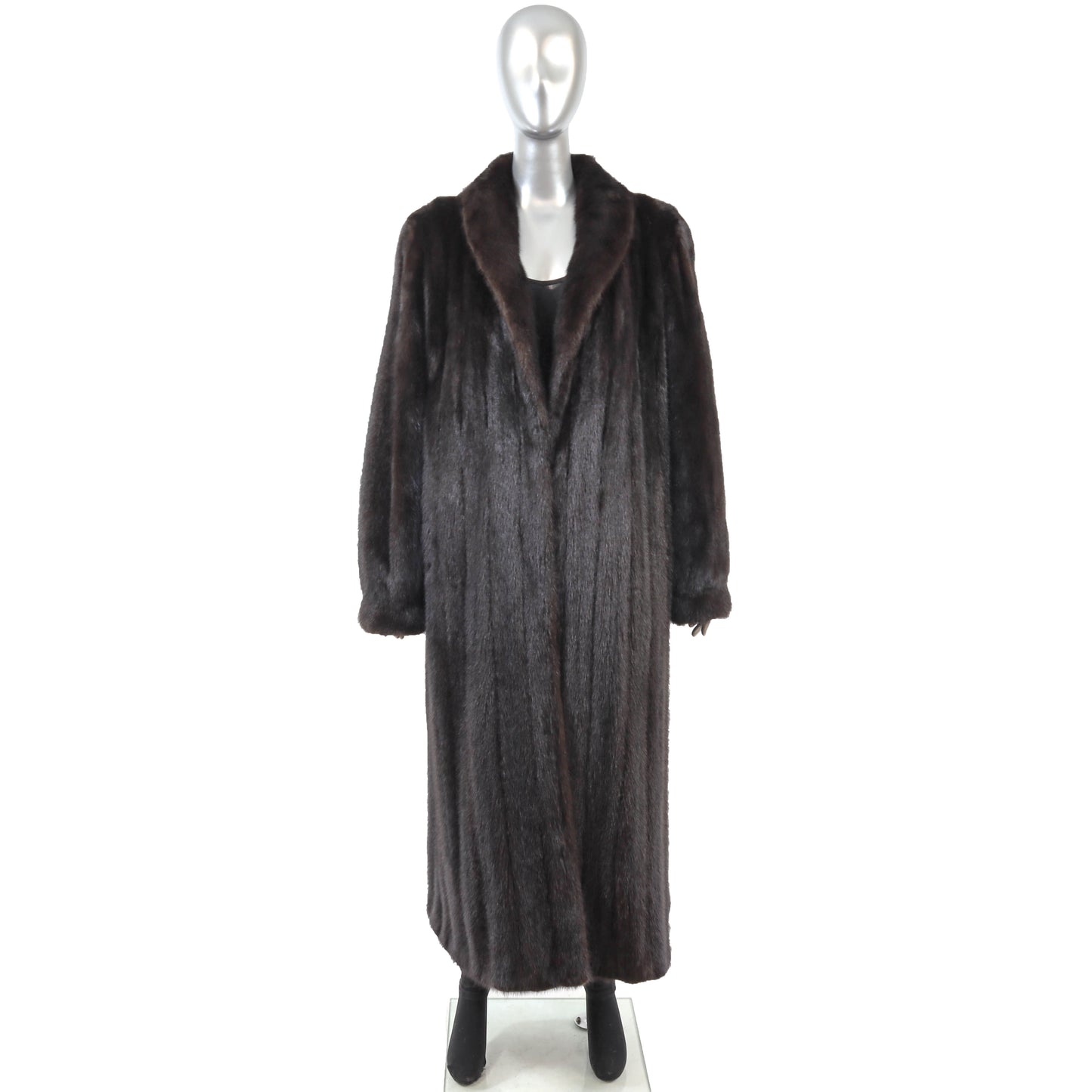 Dark Brown Mink Coat- Size XXXL