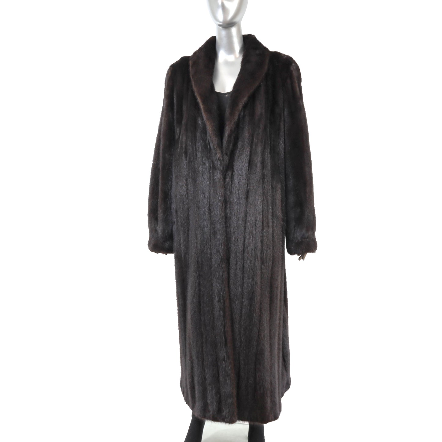 Dark Brown Mink Coat- Size XXXL