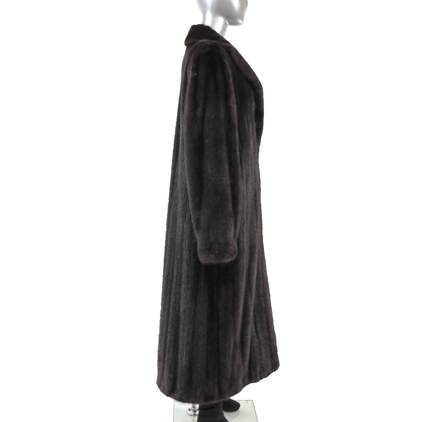 Dark Brown Mink Coat- Size XXXL