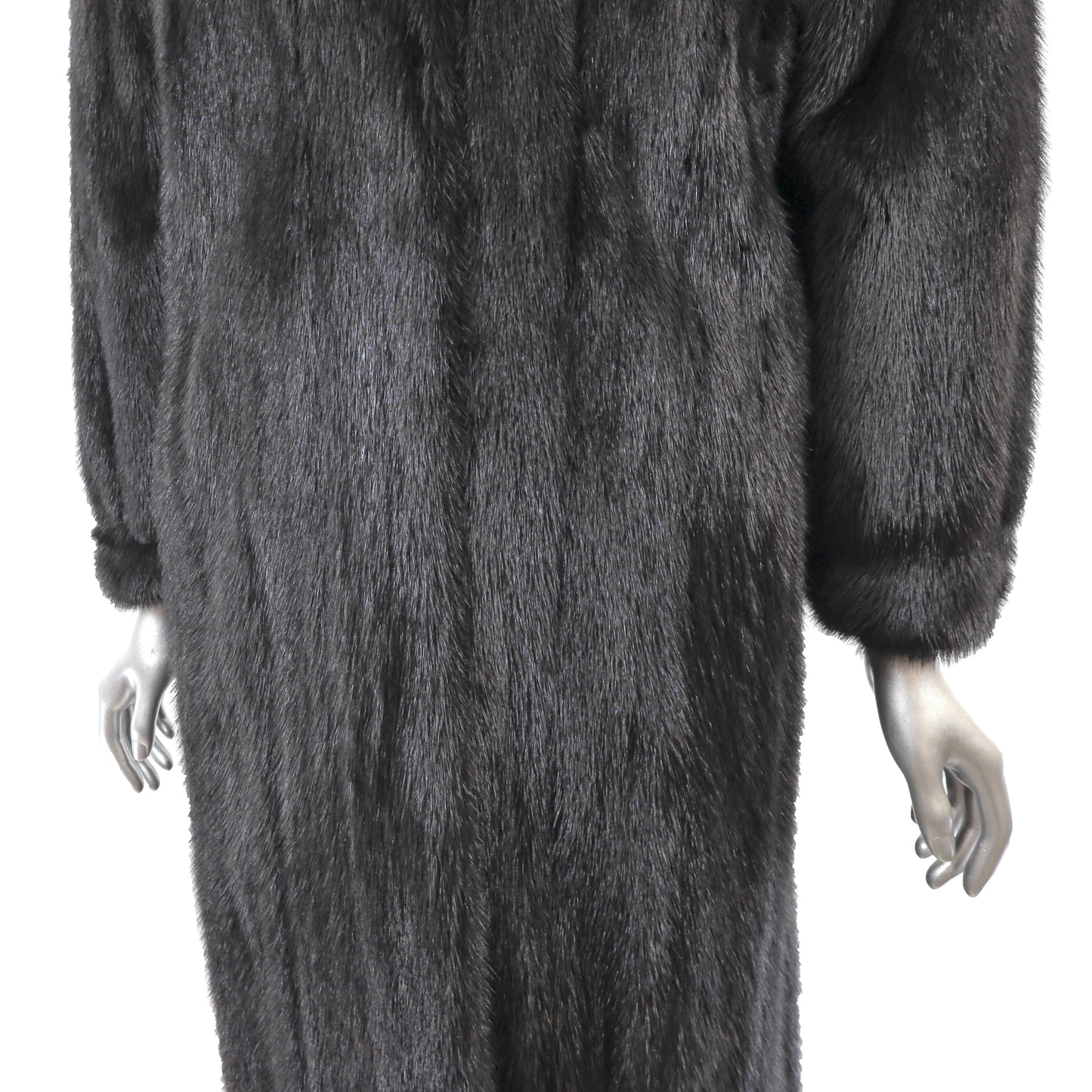 Black Mink Coat- Size S
