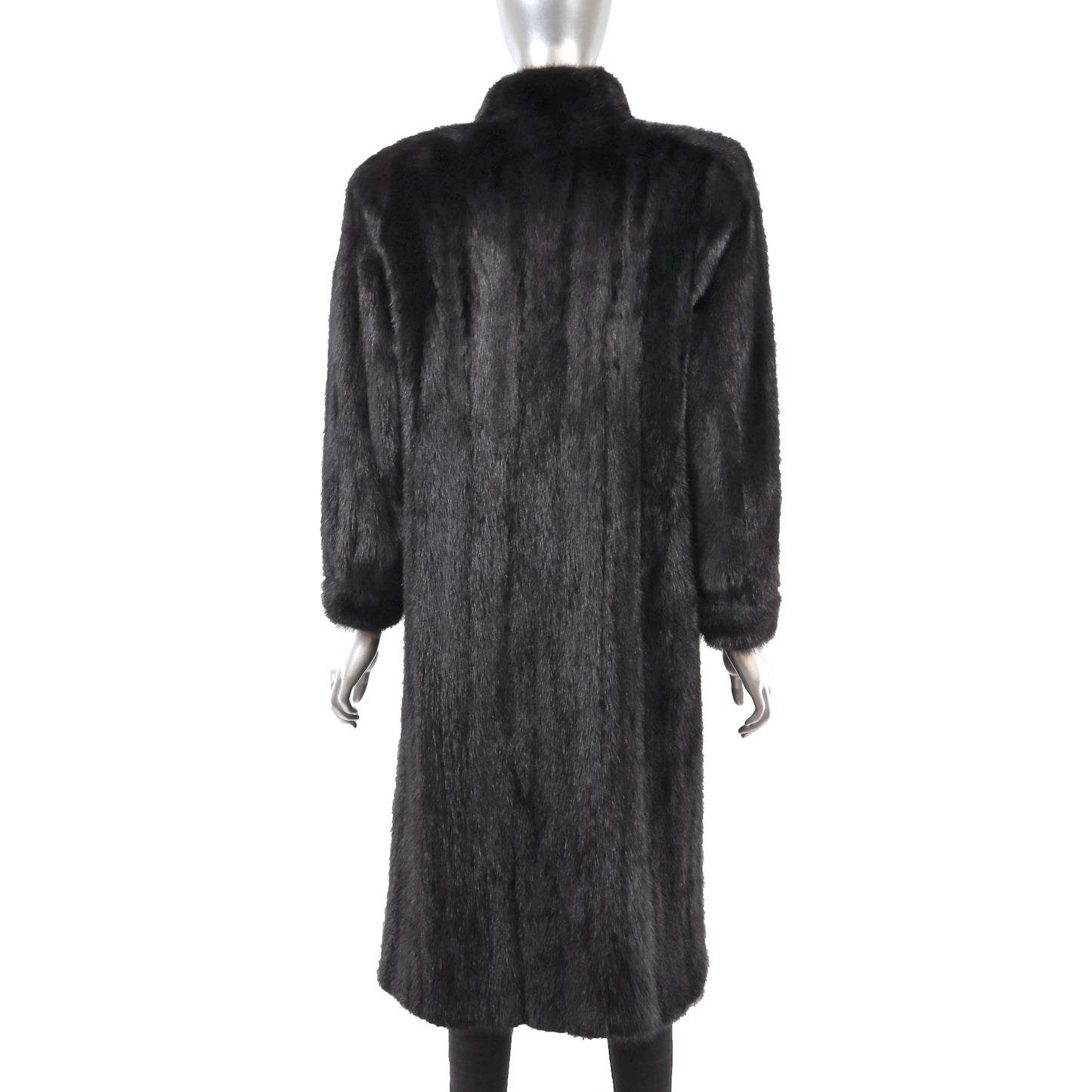 Black Mink Coat- Size S