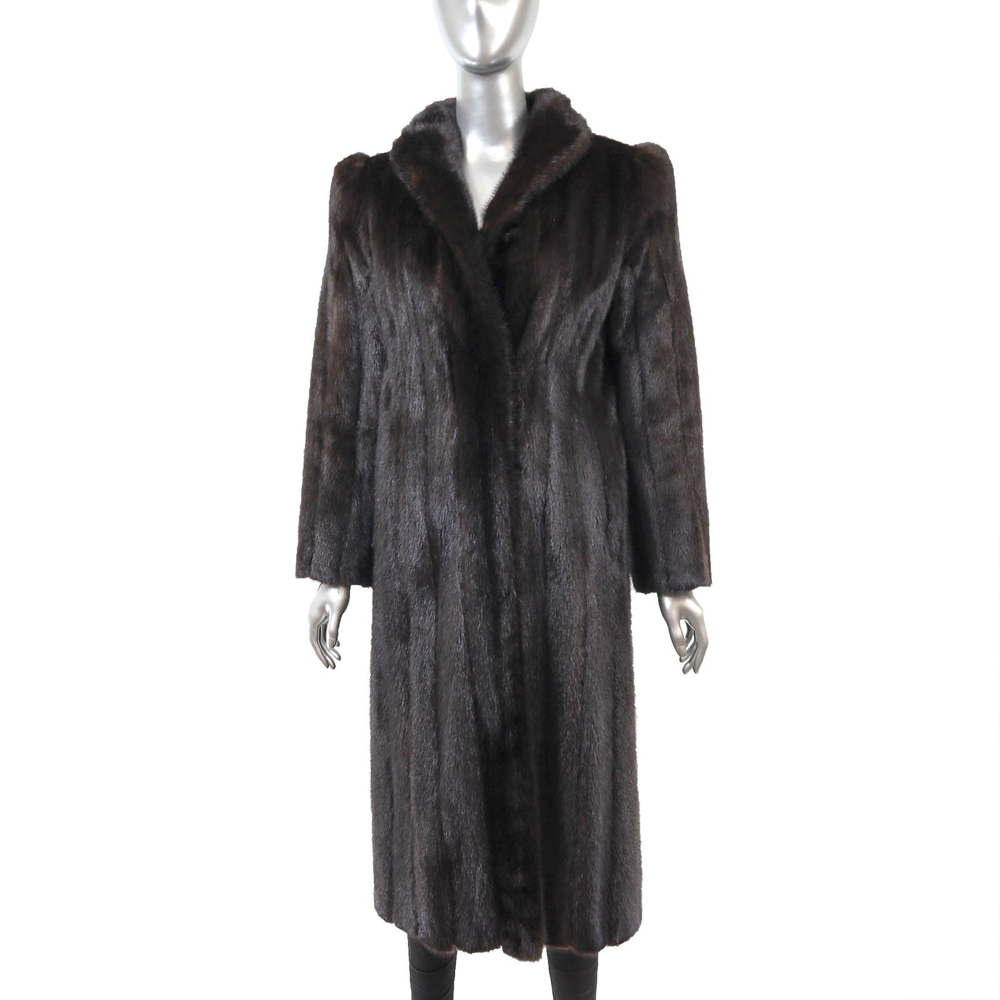 Dark Brown Mink Coat- Size S