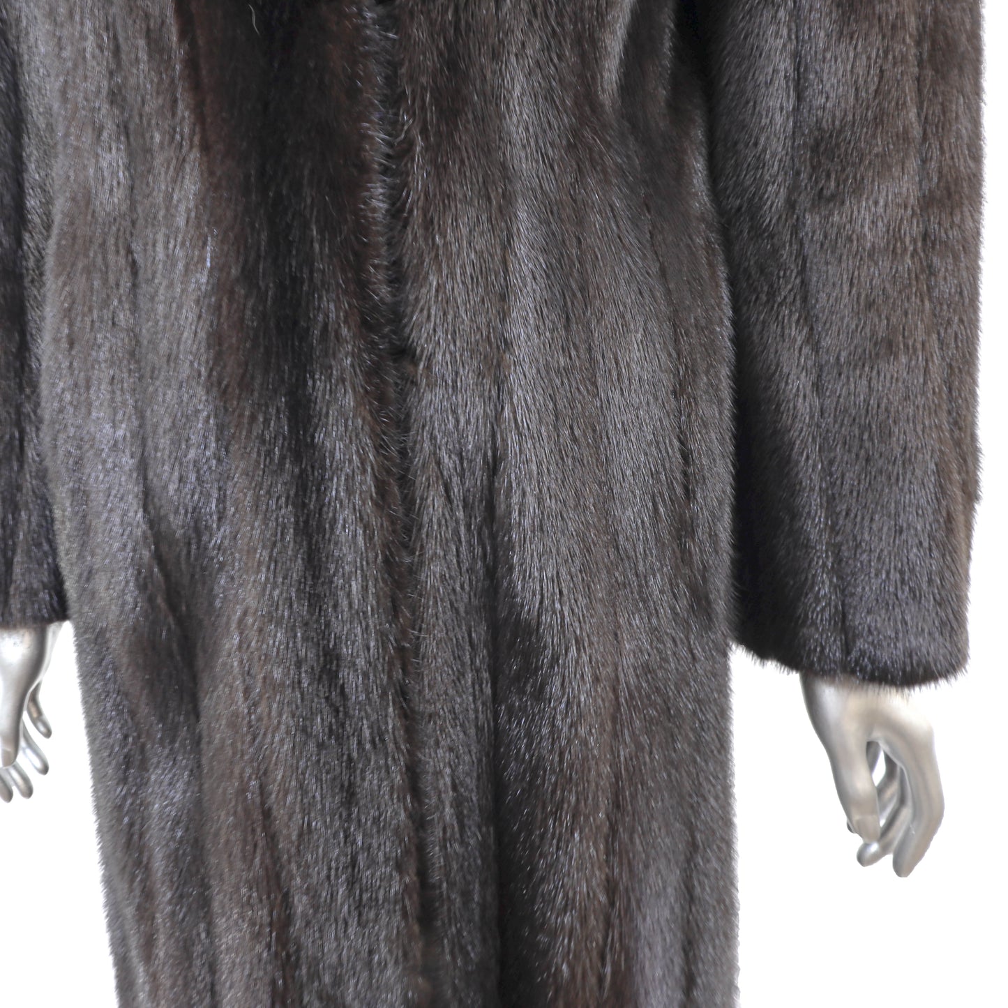 Dark Brown Mink Coat- Size S