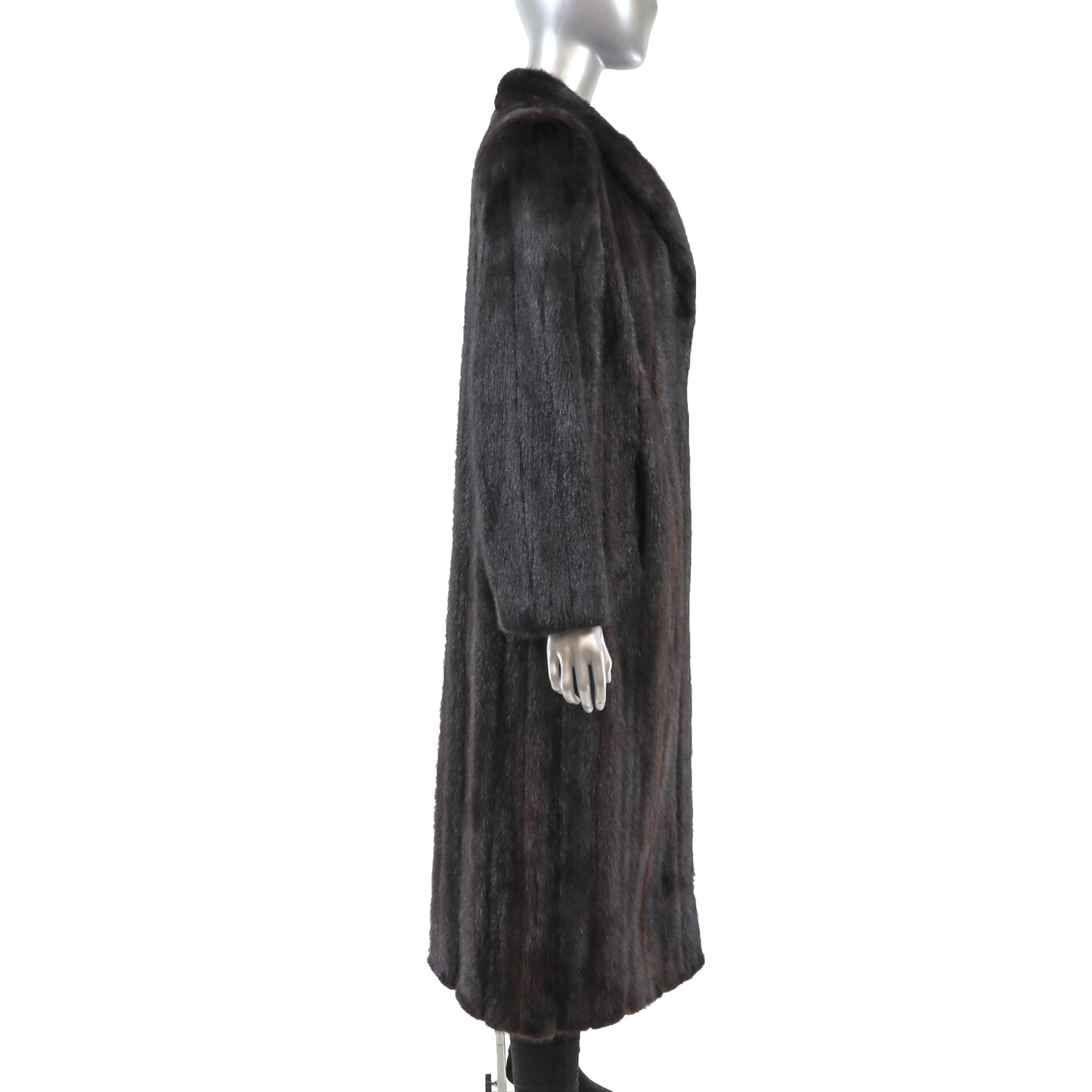 Dark Brown Mink Coat- Size L