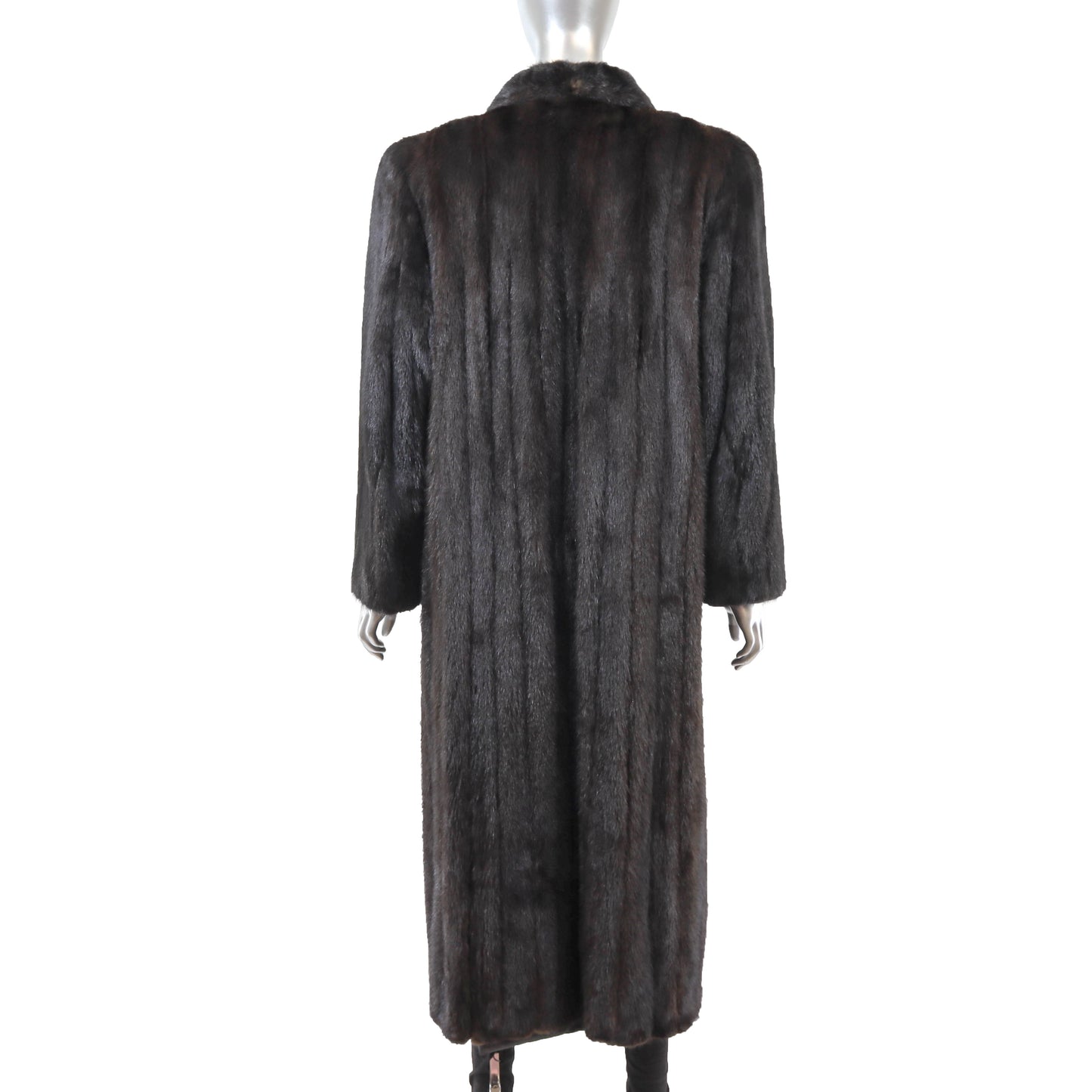 Dark Brown Mink Coat- Size L