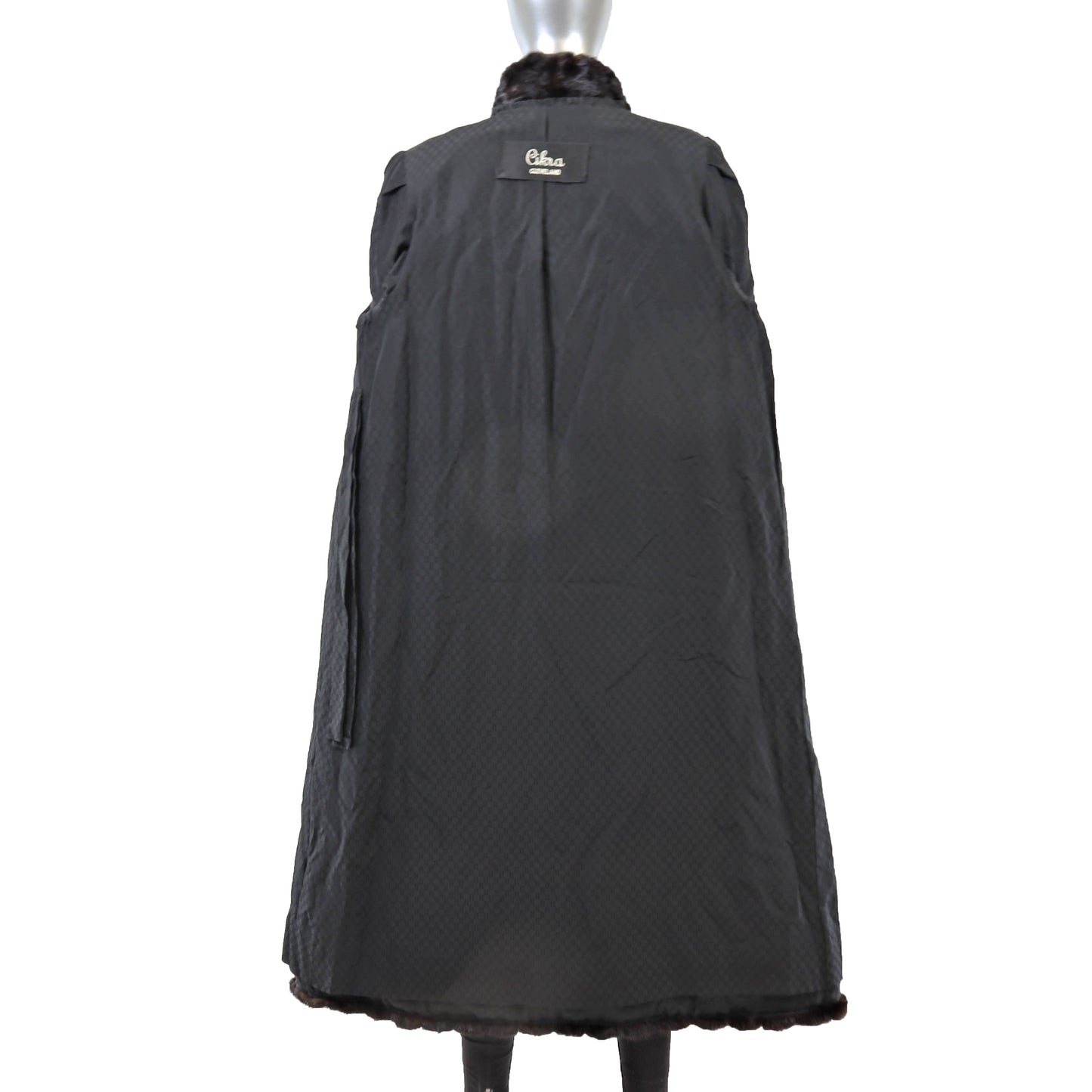 Black Mink Coat- Size M