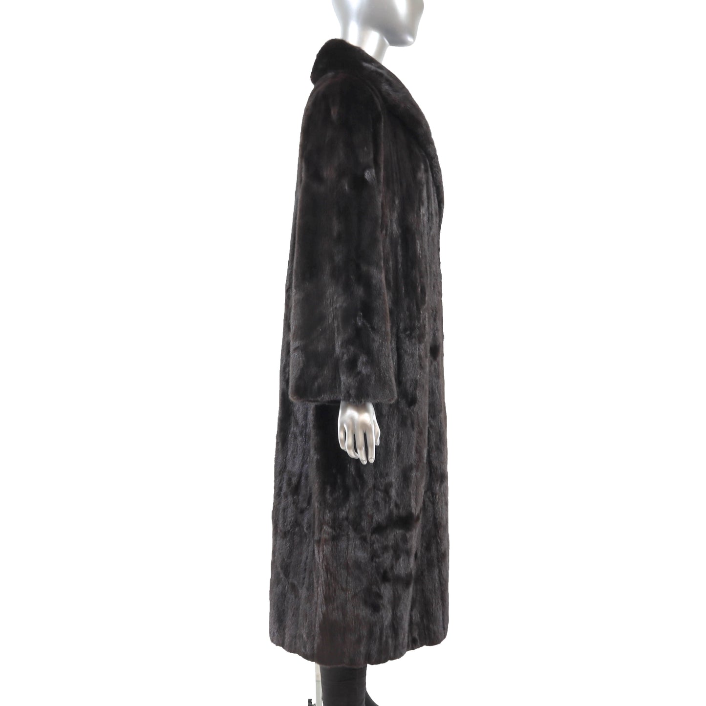 Black Mink Coat- Size M