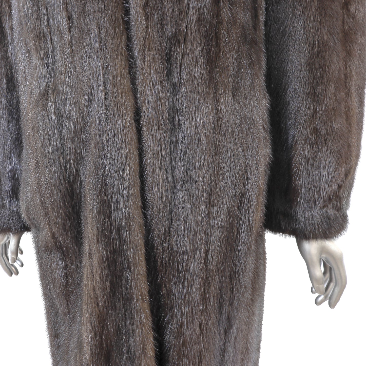 Brown Mink Coat- Size XL