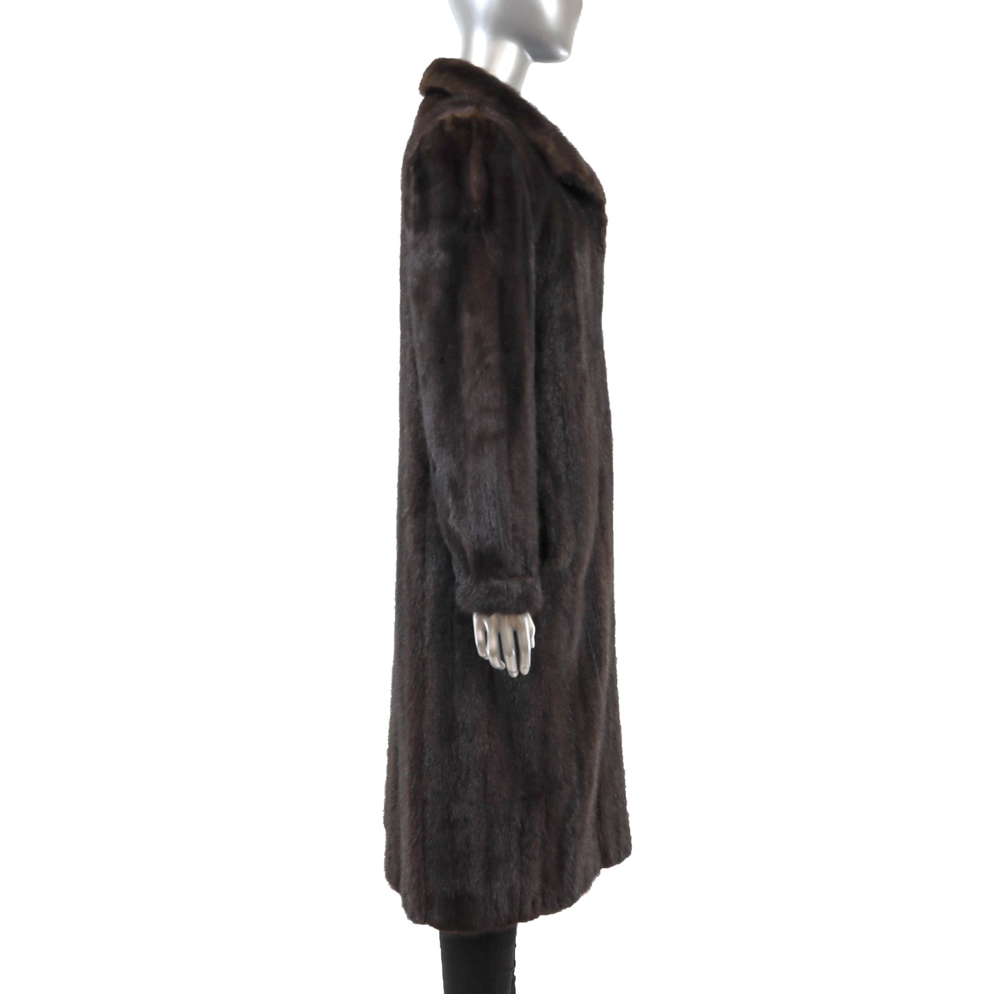 Brown Mink Coat- Size XL