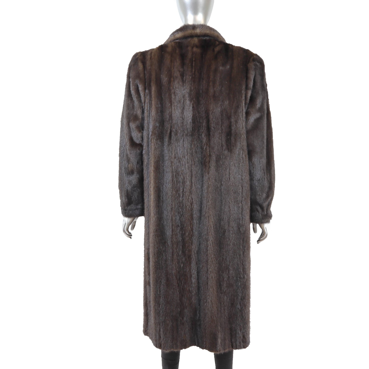 Brown Mink Coat- Size XL