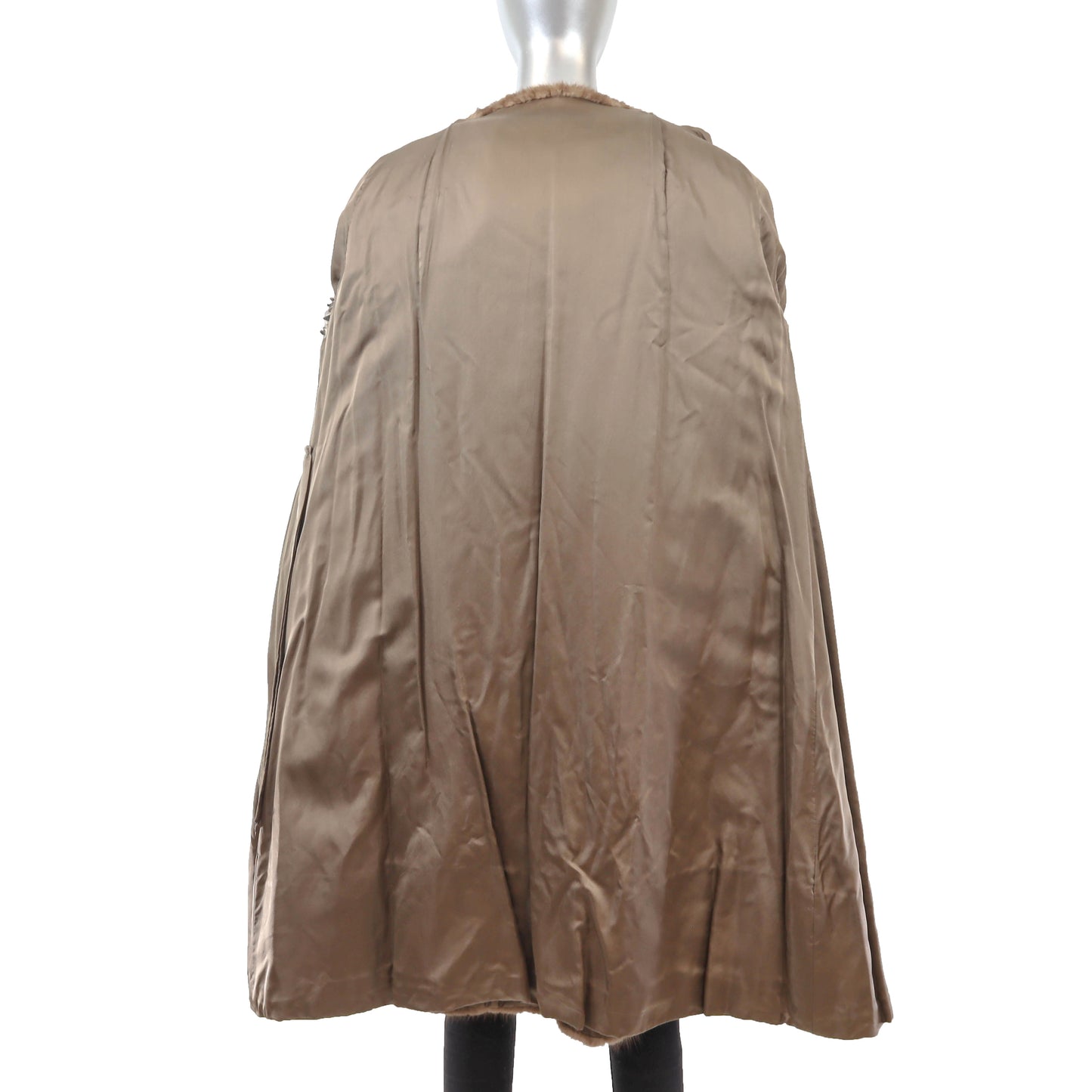Brown Mink Coat- Size L