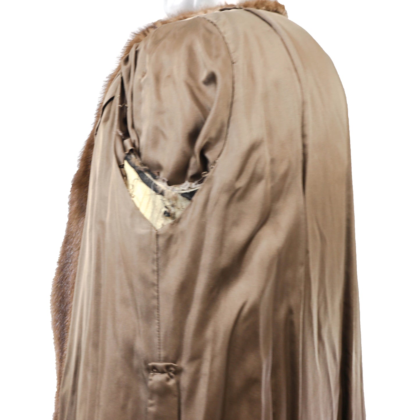 Brown Mink Coat- Size L