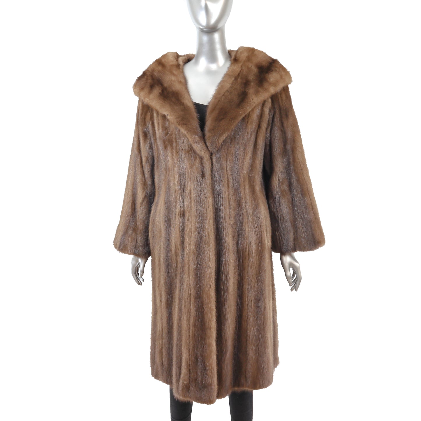 Brown Mink Coat- Size L