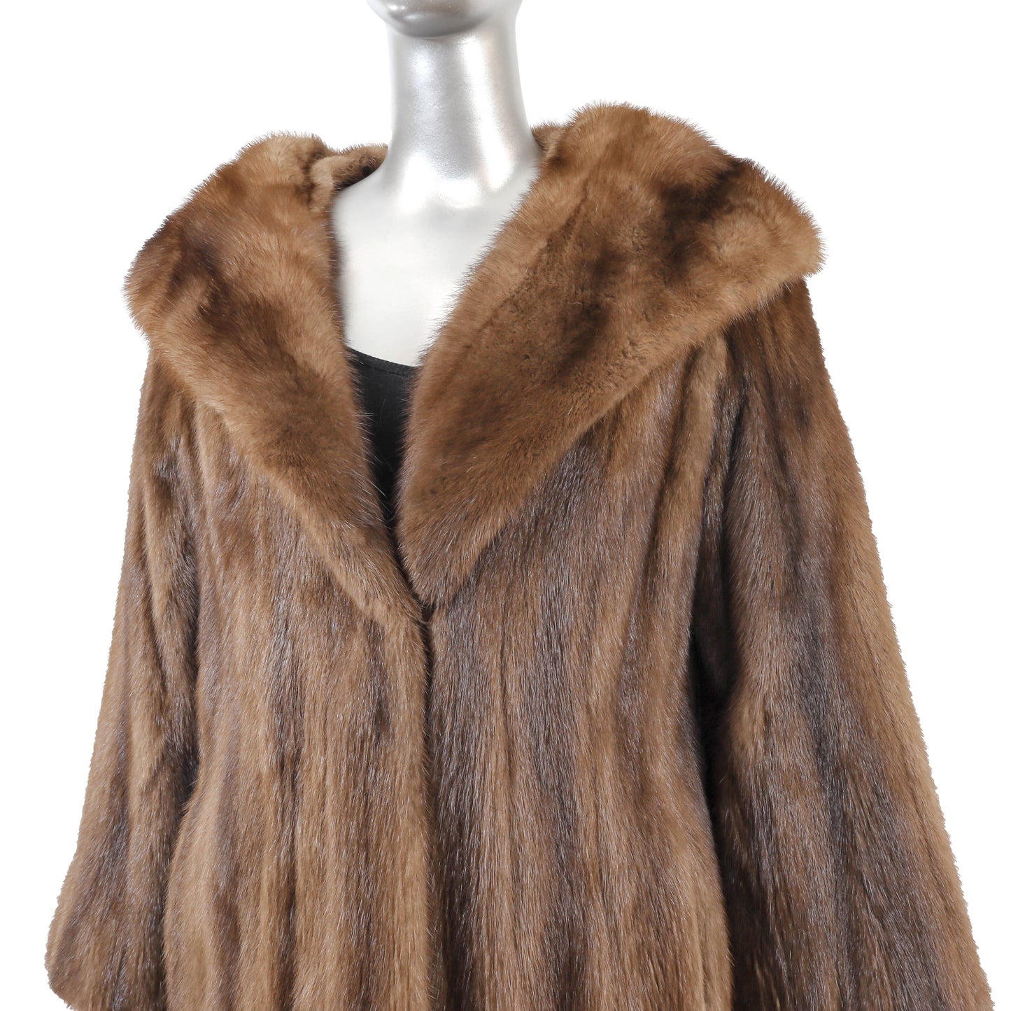 Brown Mink Coat- Size L