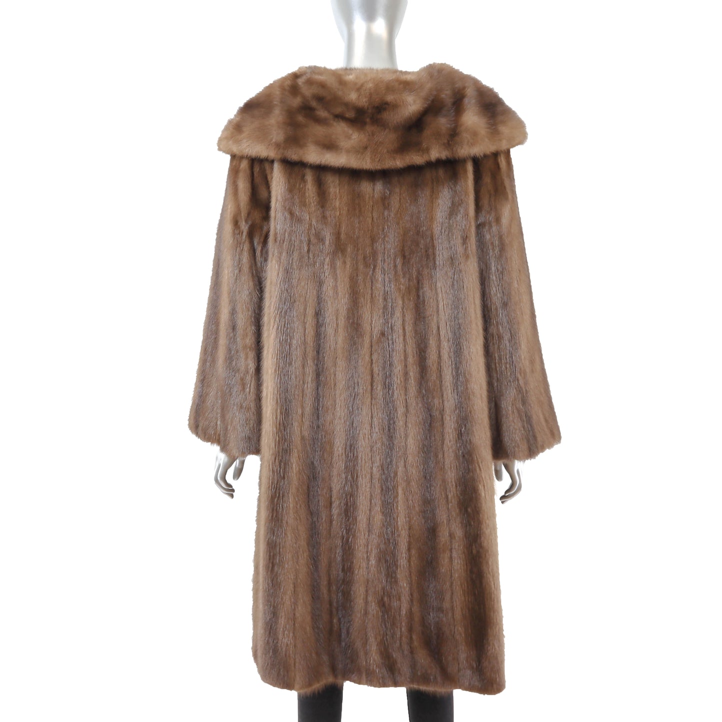 Brown Mink Coat- Size L