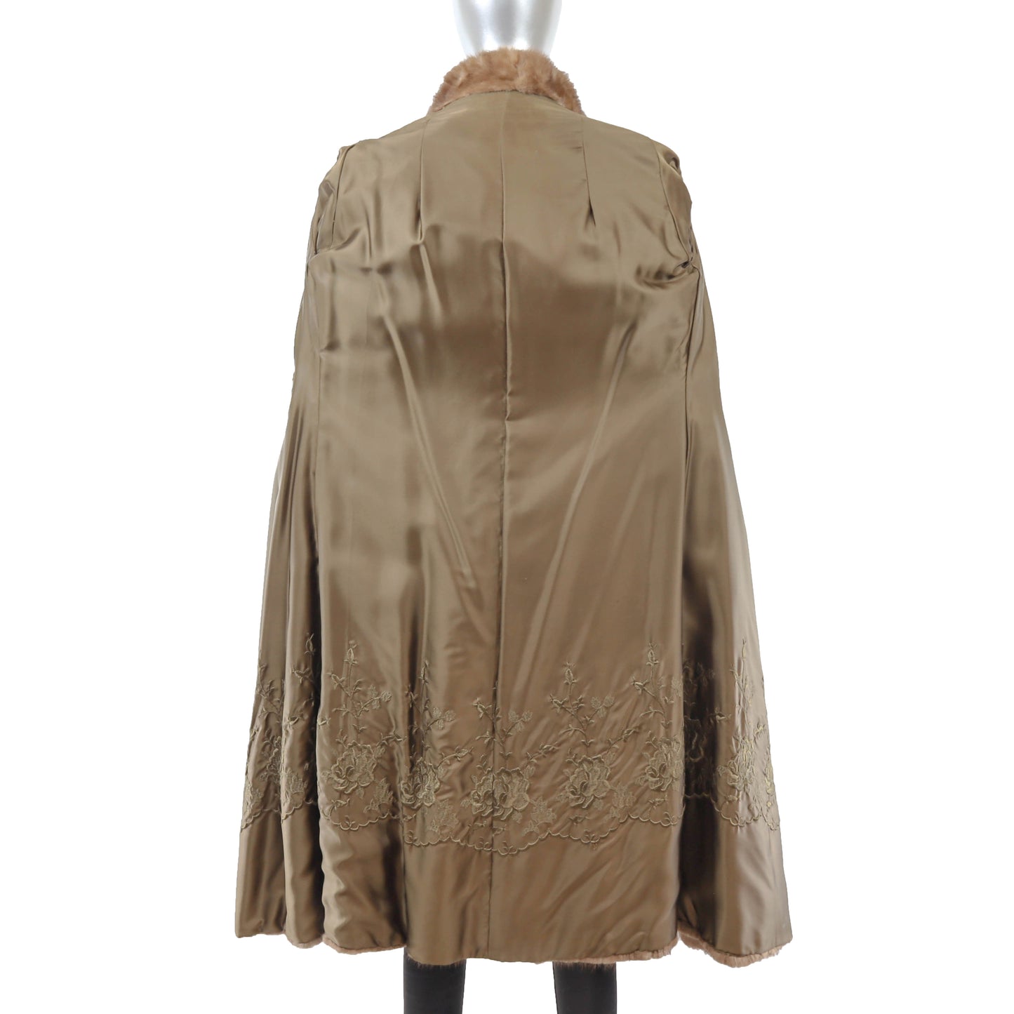 Brown Mink Coat- Size M