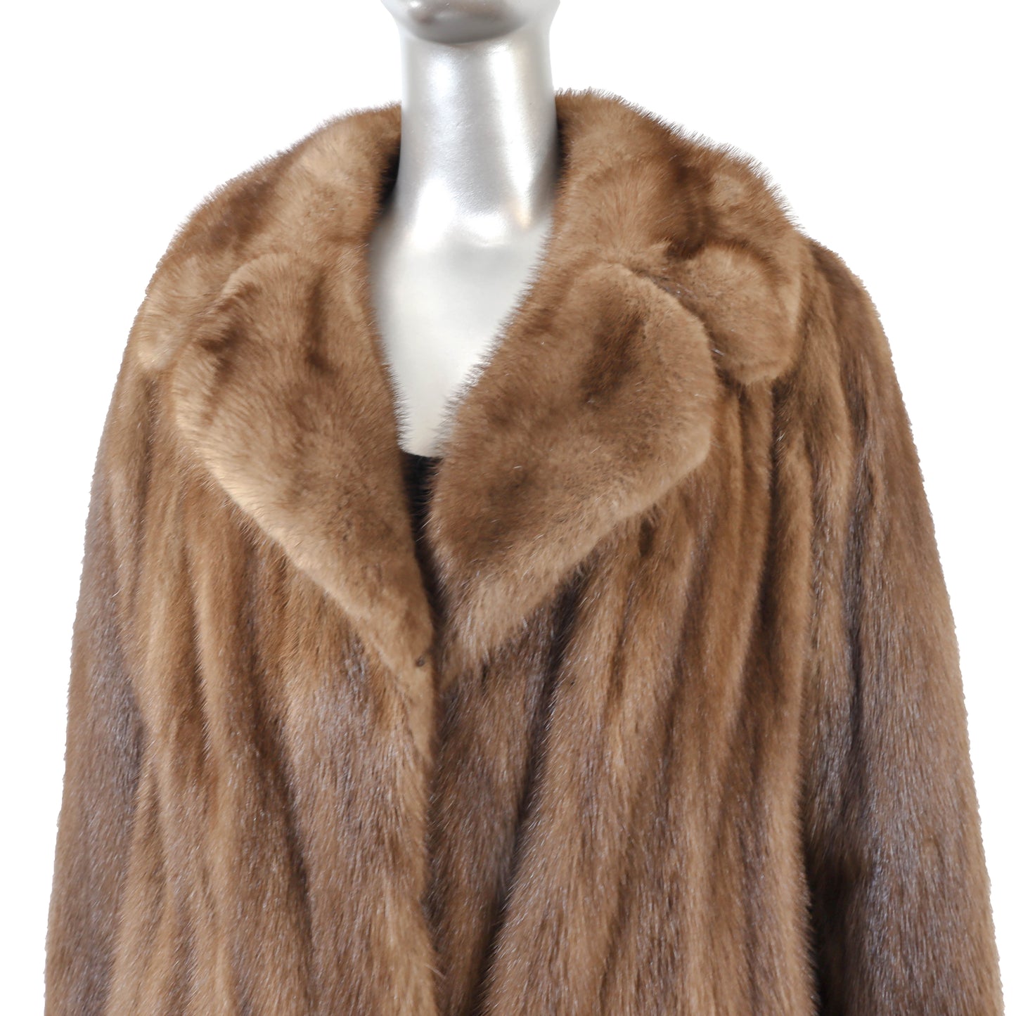 Brown Mink Coat- Size M