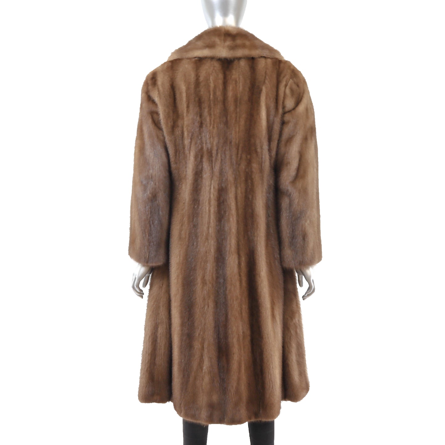 Brown Mink Coat- Size M
