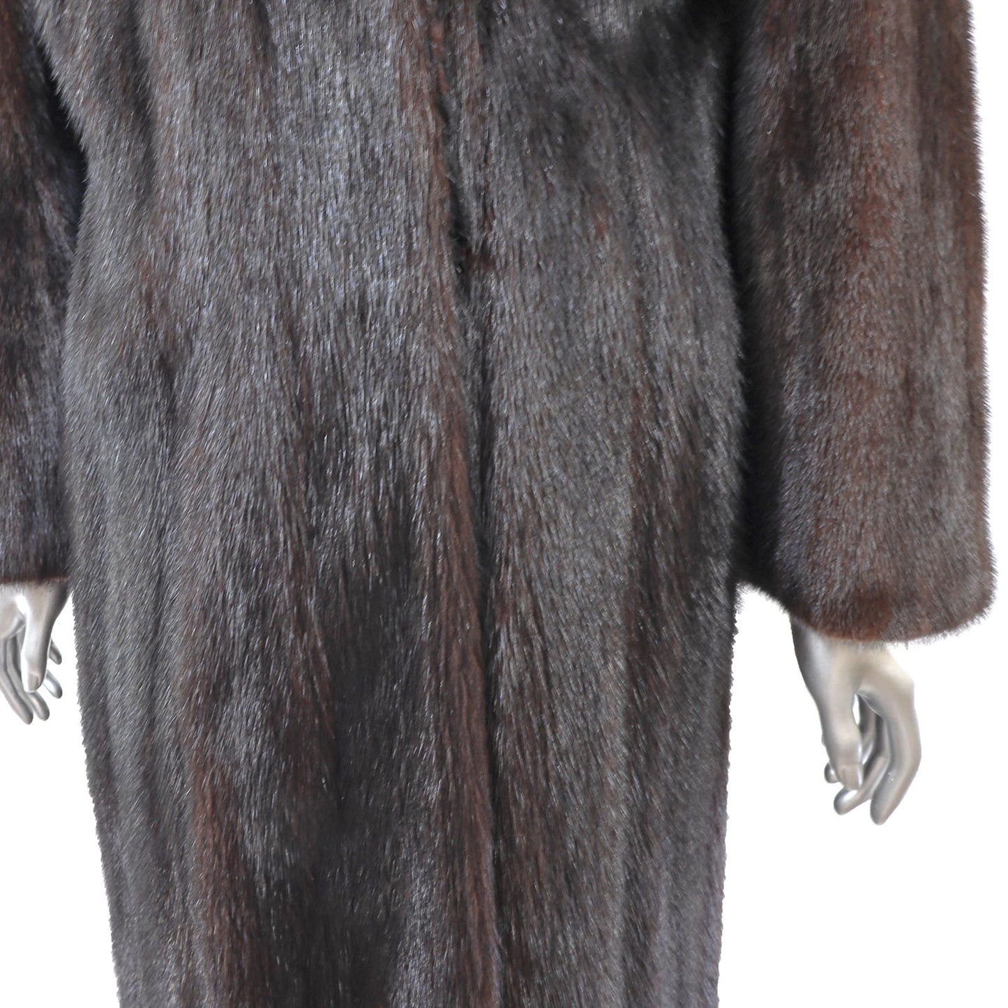 Dark Brown Mink Coat- Size L