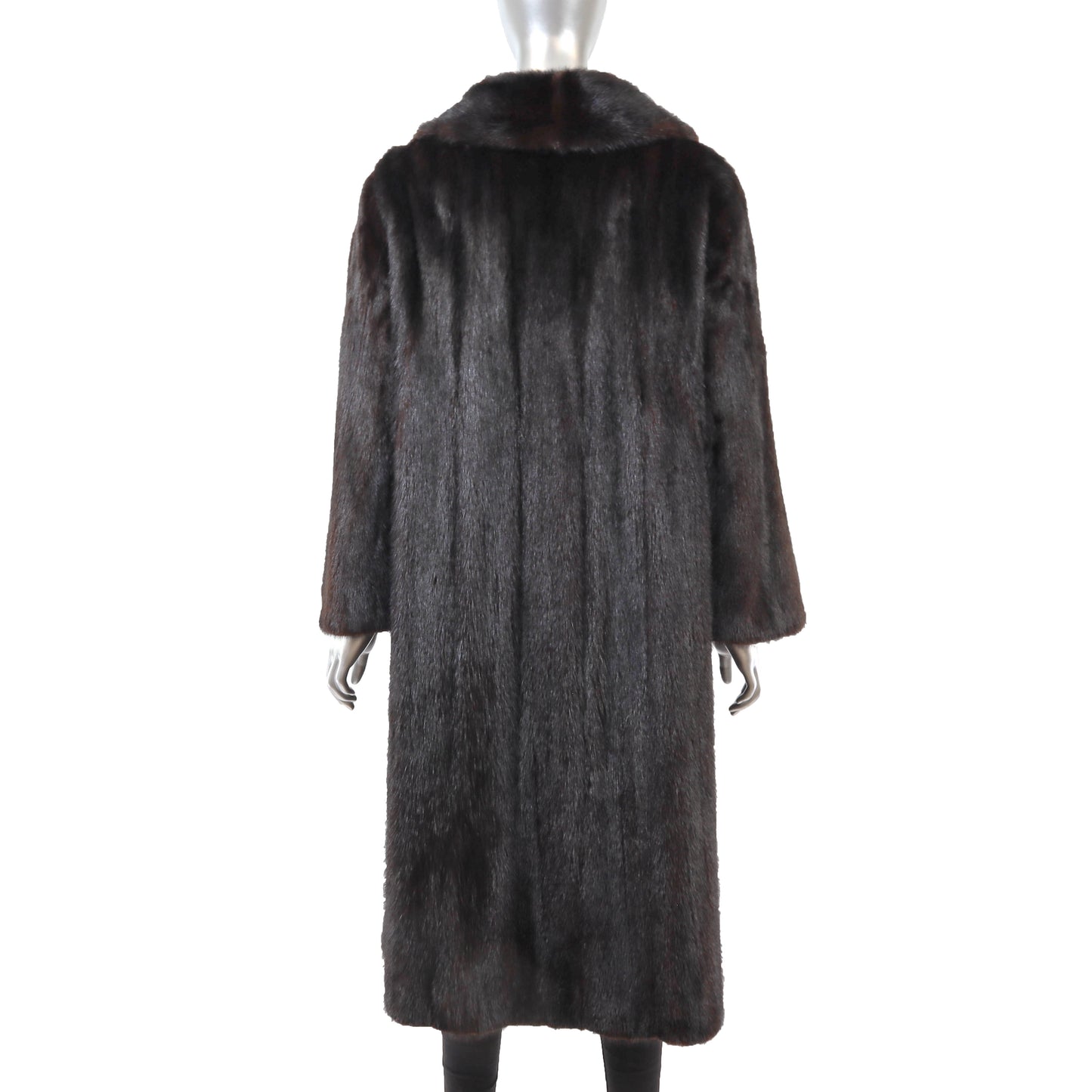 Dark Brown Mink Coat- Size L