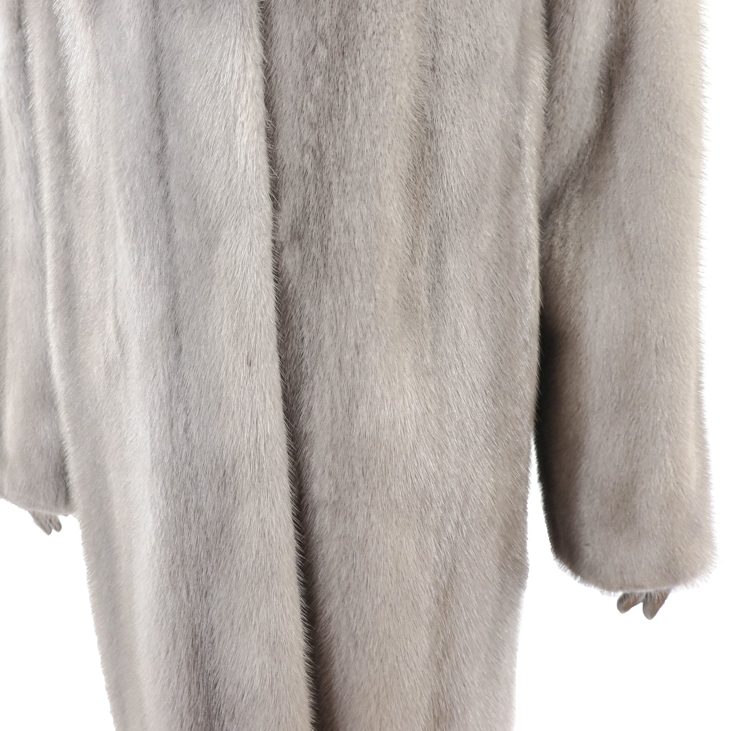 Grey Mink Coat- Size L