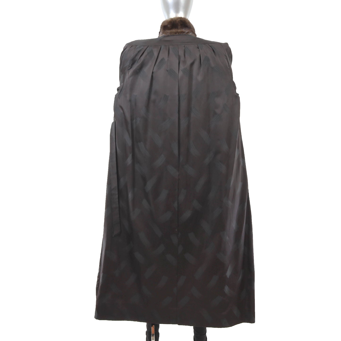 Brown Mink Coat- Size XL